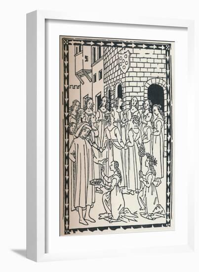 Canzone a Ballo, 1568, (1917)-null-Framed Giclee Print