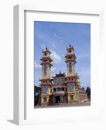 Cao Dai Temple, Synthesis of Three Religions, Confucianism, Vietnam, Indochina-Alison Wright-Framed Photographic Print