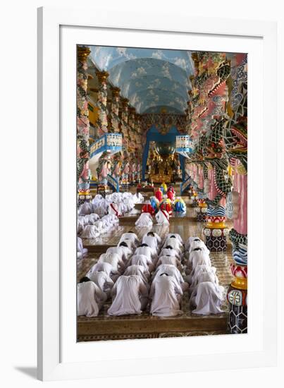 Cao Dai Temple, Tay Ninh, Vietnam, Indochina, Southeast Asia, Asia-Yadid Levy-Framed Photographic Print