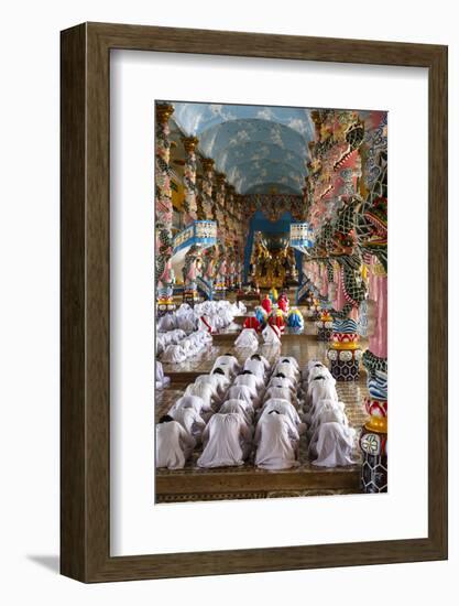 Cao Dai Temple, Tay Ninh, Vietnam, Indochina, Southeast Asia, Asia-Yadid Levy-Framed Photographic Print