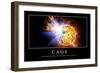 Caos. Cita Inspiradora Y Póster Motivacional-null-Framed Premium Photographic Print