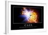 Caos. Cita Inspiradora Y Póster Motivacional-null-Framed Photographic Print