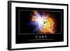 Caos. Cita Inspiradora Y Póster Motivacional-null-Framed Photographic Print