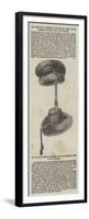 Cap and Hat Worn by the Sword and Mace Bearers of the City of Coventry-null-Framed Premium Giclee Print