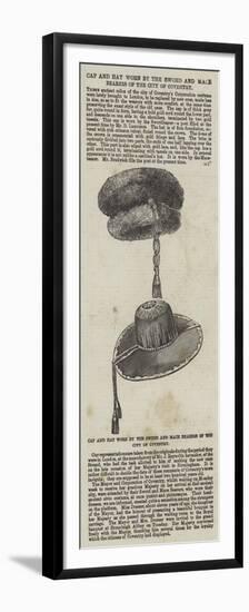 Cap and Hat Worn by the Sword and Mace Bearers of the City of Coventry-null-Framed Premium Giclee Print