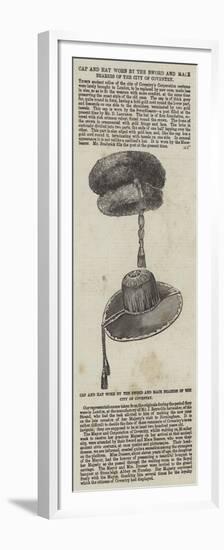 Cap and Hat Worn by the Sword and Mace Bearers of the City of Coventry-null-Framed Premium Giclee Print