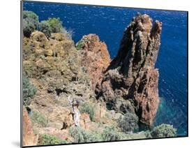 Cap De Dramont, Corniche De L'Esterel, Var, Cote d'Azur, French Riviera, Provence, France-Bruno Barbier-Mounted Photographic Print