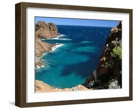 Cap Du Dramont, Corniche De L'Esterel, Var, Cote d'Azur, Provence, French Riviera, France-Bruno Barbier-Framed Photographic Print