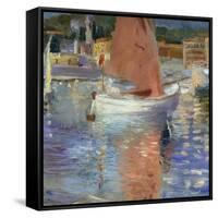 Cap Ferrat-George Leslie Hunter-Framed Stretched Canvas