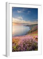 Cap Frehel, Brittany, France. Cliff at Sunrise.-Marco Bottigelli-Framed Photographic Print