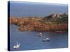 Cap Roux on the Corniche D'Esterel, Near Cannes on the Cote D'Azur, Provence, France-David Hughes-Stretched Canvas