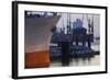 Cap San Diego and Floating Dock Blohm and Voss in the Evening Light-Uwe Steffens-Framed Photographic Print