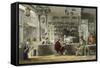 Cap Venders-Thomas Allom-Framed Stretched Canvas