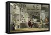Cap Venders-Thomas Allom-Framed Stretched Canvas