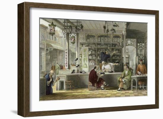 Cap Venders-Thomas Allom-Framed Art Print