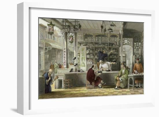 Cap Venders-Thomas Allom-Framed Art Print