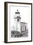 Cape Arago Lighthouse, Coos Bay, Oregon-null-Framed Art Print