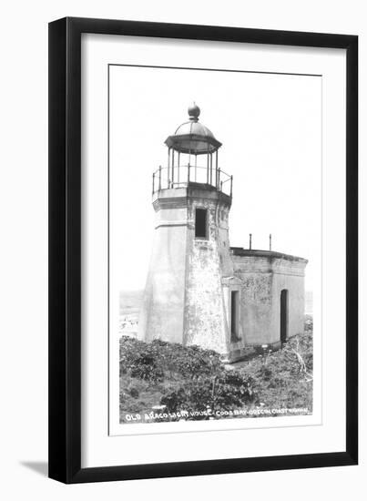 Cape Arago Lighthouse, Coos Bay, Oregon-null-Framed Art Print
