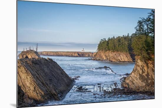 Cape Arago Lighthouse-Stan Hellmann-Mounted Photographic Print