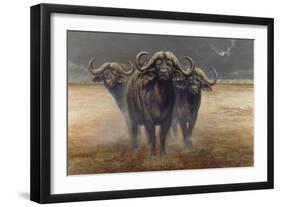 Cape Buffalos-Harro Maass-Framed Premium Giclee Print