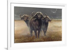 Cape Buffalos-Harro Maass-Framed Giclee Print