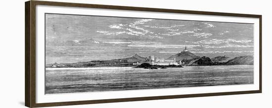 Cape Coast Castle and Forts in 1873-null-Framed Premium Giclee Print