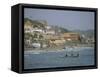 Cape Coast, Ghana, Africa-David Poole-Framed Stretched Canvas