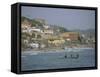 Cape Coast, Ghana, Africa-David Poole-Framed Stretched Canvas