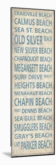 Cape Cod Beach Towns I-Sparx Studio-Mounted Giclee Print