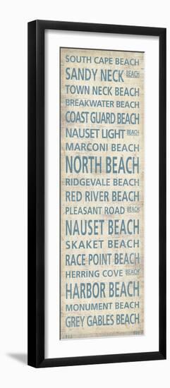 Cape Cod Beach Towns II-Sparx Studio-Framed Giclee Print