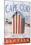 Cape Cod Cabana-Robert Downs-Mounted Poster