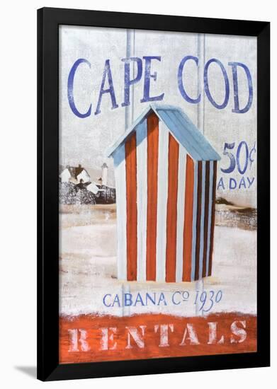 Cape Cod Cabana-Robert Downs-Framed Poster