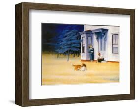 Cape Cod Evening-Edward Hopper-Framed Art Print