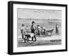 Cape Cod Fisherman Washing Fish, 1875-null-Framed Giclee Print