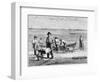 Cape Cod Fisherman Washing Fish, 1875-null-Framed Giclee Print