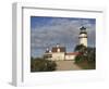 Cape Cod Highland Lighthouse, Highland Light, Cape Cod, North Truro, Massachusetts, New England, Un-Wendy Connett-Framed Photographic Print