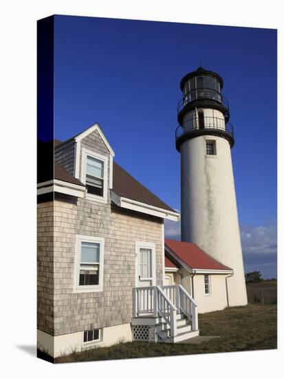 Cape Cod Highland Lighthouse, Highland Light, Cape Cod, North Truro, Massachusetts, New England, Un-Wendy Connett-Stretched Canvas