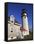 Cape Cod Highland Lighthouse, Highland Light, Cape Cod, North Truro, Massachusetts, New England, Un-Wendy Connett-Framed Stretched Canvas