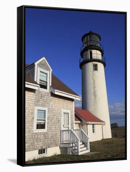 Cape Cod Highland Lighthouse, Highland Light, Cape Cod, North Truro, Massachusetts, New England, Un-Wendy Connett-Framed Stretched Canvas