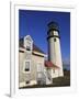 Cape Cod Highland Lighthouse, Highland Light, Cape Cod, North Truro, Massachusetts, New England, Un-Wendy Connett-Framed Premium Photographic Print