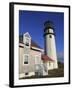 Cape Cod Highland Lighthouse, Highland Light, Cape Cod, North Truro, Massachusetts, New England, Un-Wendy Connett-Framed Photographic Print