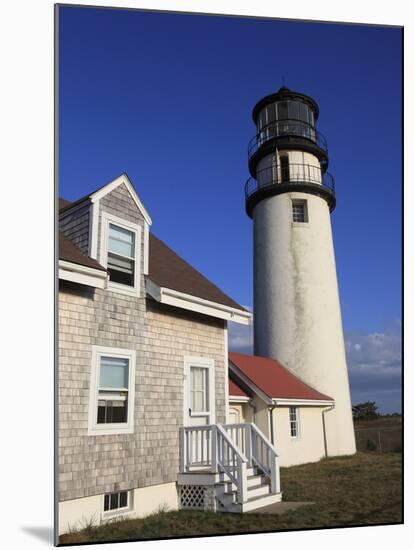 Cape Cod Highland Lighthouse, Highland Light, Cape Cod, North Truro, Massachusetts, New England, Un-Wendy Connett-Mounted Photographic Print