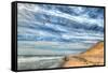 Cape Cod Kite Boarders-Robert Goldwitz-Framed Stretched Canvas