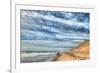 Cape Cod Kite Boarders-Robert Goldwitz-Framed Photographic Print