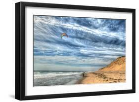 Cape Cod Kite Boarders-Robert Goldwitz-Framed Photographic Print