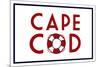 Cape Cod - Life Preserver-Lantern Press-Mounted Premium Giclee Print