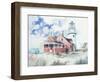 Cape Cod Light House-Gregory Gorham-Framed Art Print