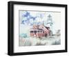 Cape Cod Light House-Gregory Gorham-Framed Art Print