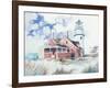 Cape Cod Light House-Gregory Gorham-Framed Art Print