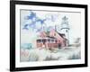 Cape Cod Light House-Gregory Gorham-Framed Art Print